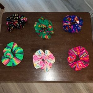 3 Pack of Latin Inspired Scrunchies